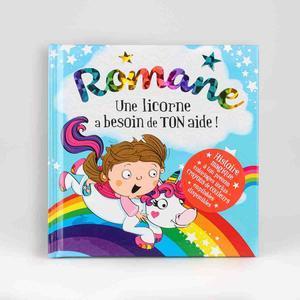 Livre personnalisé dont l'enfant est le héros Romane - 15 x 15 cm - Multicolore