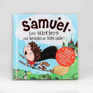Livre personnalisé dont l'enfant est le héros Samuel - 15 x 15 cm - Multicolore