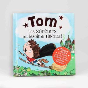 Livre personnalisé dont l'enfant est le héros Tom - 15 x 15 cm - Multicolore