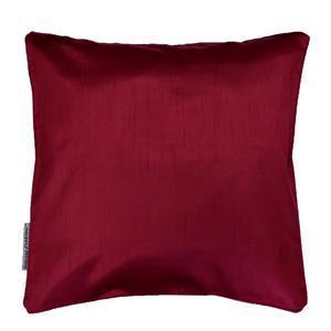 Housse de coussin + encart  Shana - 40 x 40 cm - Différents modèles - Rouge bordeaux