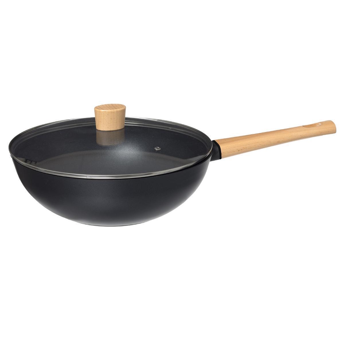 Wok 30 cm fonte aluminium Equilibre