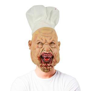 Masque d'Halloween Chef monstrueux - L 18 x H 26 x l 10 cm - Multicolore