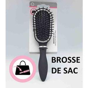 Brosse pneumatique à picots perlés - L 20 cm - Noir - MODELITE