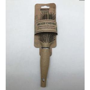 Brosse à cheveux démêlage/ lissage - L 28 cm - Marron