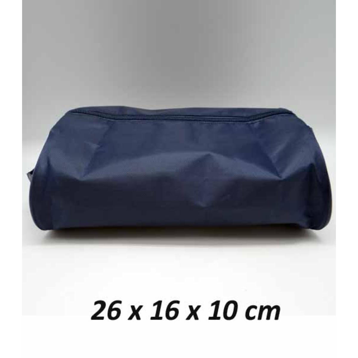 Trousse de toilette - L 27 x H 10 x l 16 cm - Différents coloris - Bleu