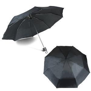 Parapluie noir sur carte - L 8 x H 19 x 5
