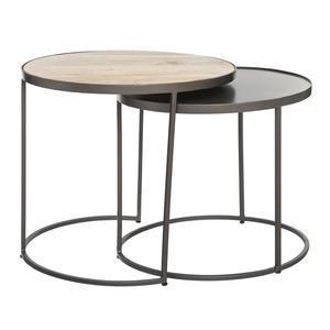 Tables gigognes - Ø 56 x H 51 cm - ATMOSPHERA