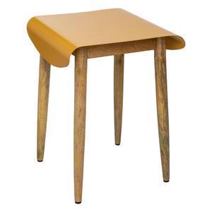 Tabouret Color - 35 x P 35 x H 47 - Jaune ocre - ATMOSPHERA