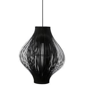 Suspension tissu pliant Ysa noire ø 36 cm