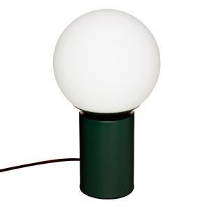 Lampe boule touch Lou vert cedre H 26 cm