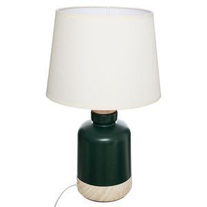 Lampe Abou en céramique - ø 25 x H 42.5 cm - Vert cèdre - ATMOSPHERA