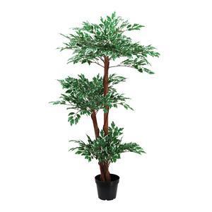 Ficus panache artificiel - H 120 cm - Vert