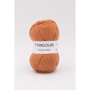 10 pelotes acryliques Pingo First - 149 m - Marron - PINGOUIN