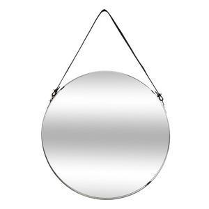Miroir Belt - ø 38 x P 3.7 cm - Noir - ATMOSPHERA