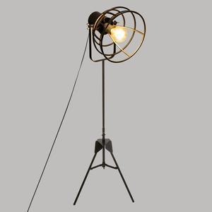 Lampadaire trépied Billy - ø 35 x H 124 cm - Noir - ATMOSPHERA