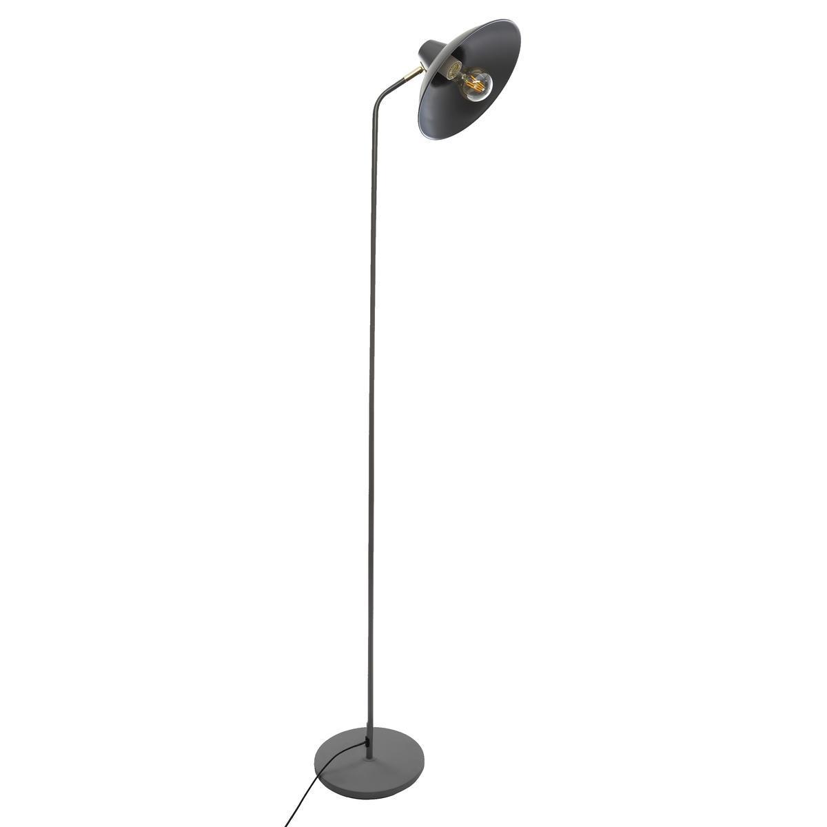 Lampadaire Celia - ø 35 x H 155 cm - Gris - ATMOSPHERA