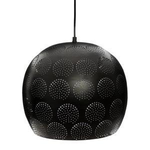 Suspension boule Elgin - ø 30 x H 26 cm - Noir - ATMOSPHERA