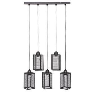 Suspension Hune en métal - 10 x P 58 x H 110 cm - Noir - ATMOSPHERA