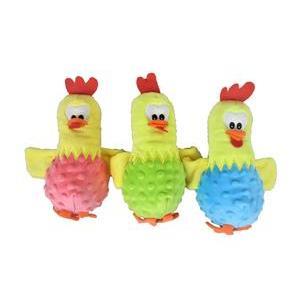 Jouet coq en peluche pour chien - 3 coloris