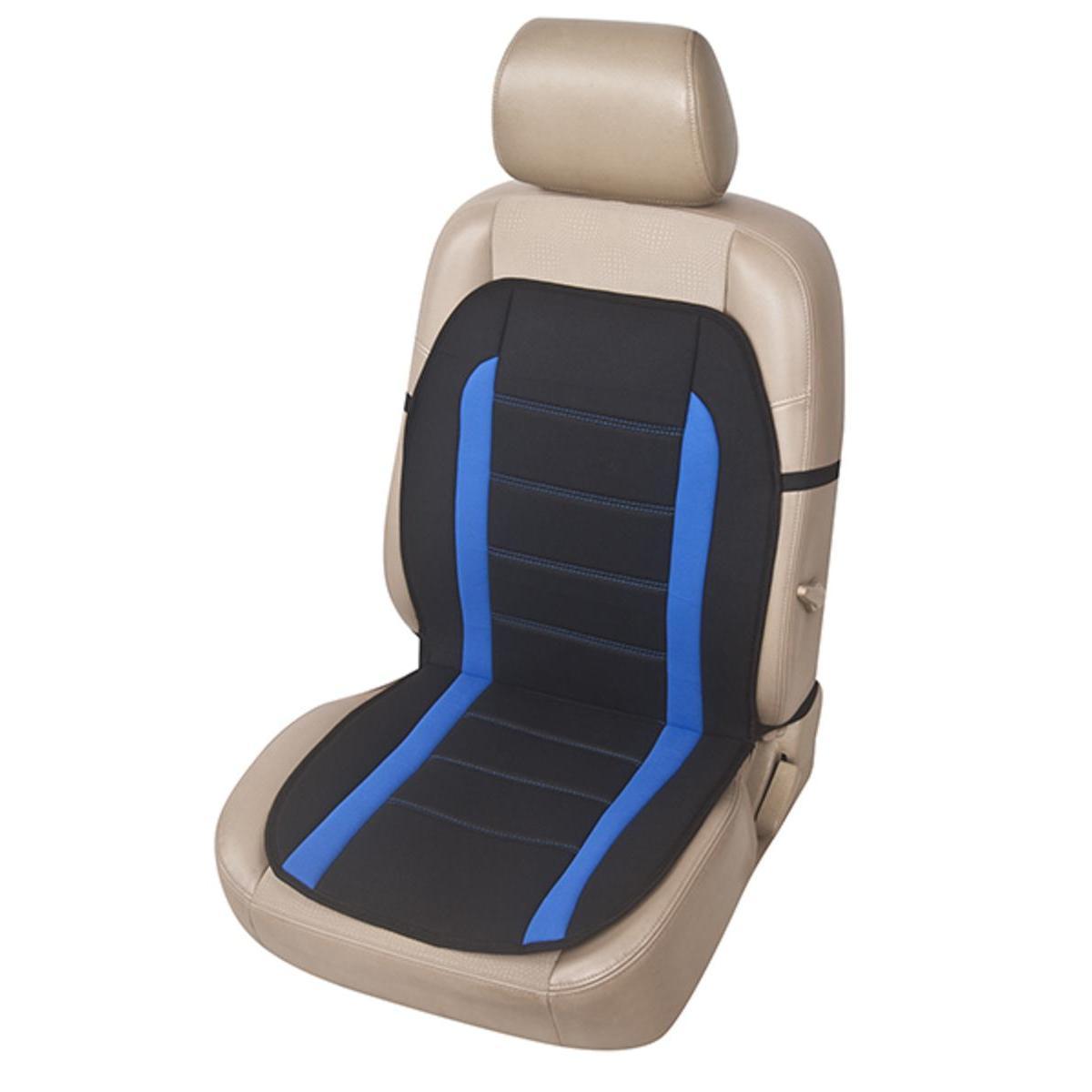 Couvre-siège design - L 56 x P 3.5 x l 45 cm - Différents coloris - Noir, bleu