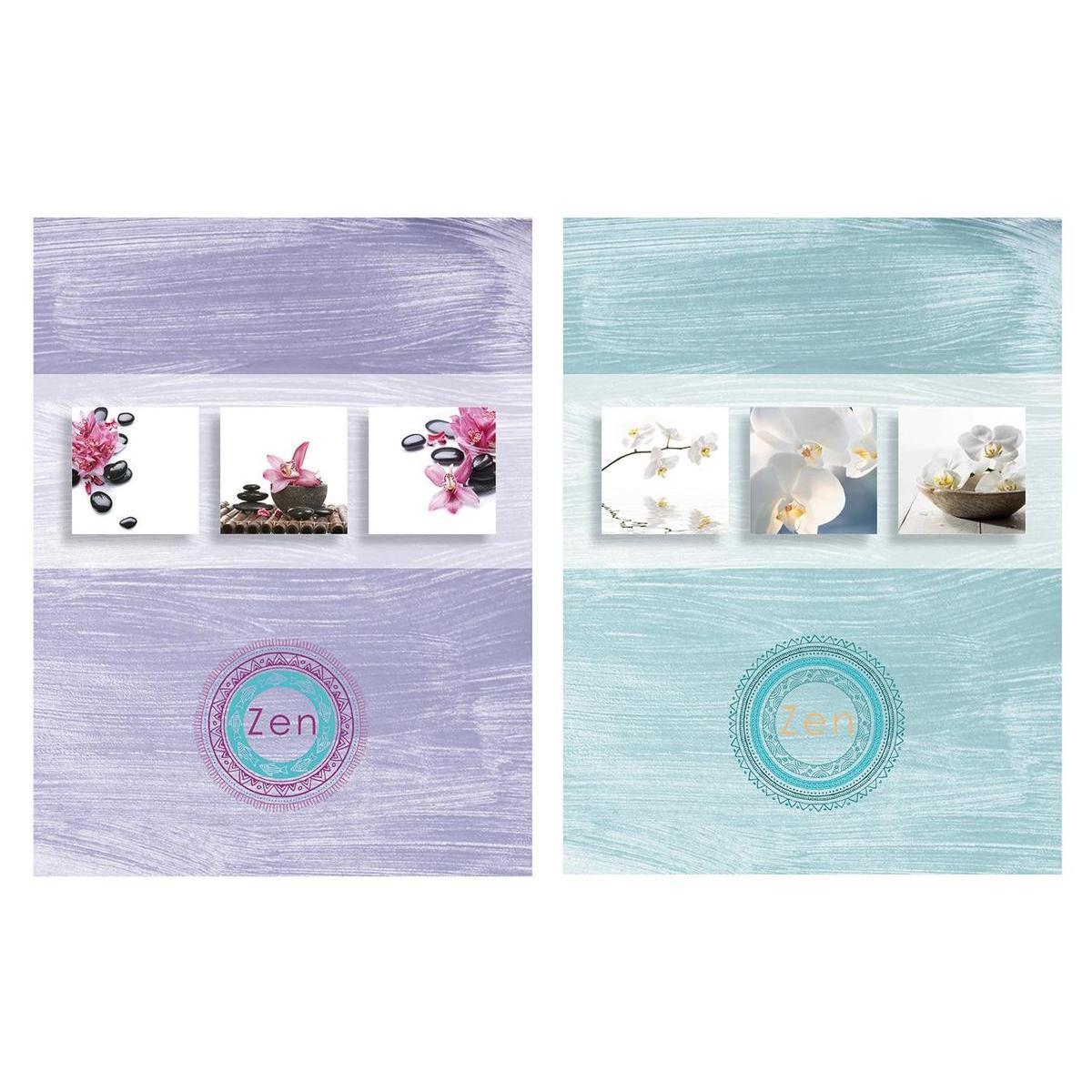 Album rigide Zen - Différents modèles & formats - 17 x 14 cm - Multicolore