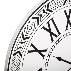 Horloge Noé - ø 60 x P 2.5 cm - Blanc et noir - ATMOSPHERA