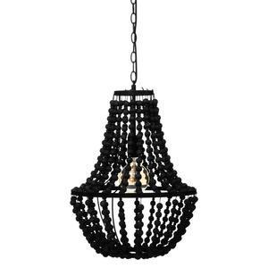 Suspension Goya - ø 38.5 x H 53 cm - Noir - ATMOSPHERA