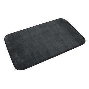 Tapis de bain microfibre Vitamine - L 75 x l 45 cm - Différents coloris - Noir