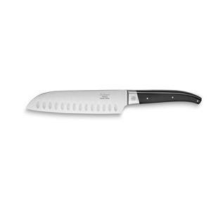 Couteau Santoku professionnel - 6.5 x 37 x 2.5 cm - Noir - LOU LAGUIOLE