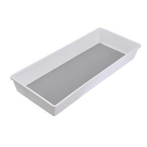 Organisateur de tiroir - Différents formats - L 17 x H 5.5 x l 40.5 cm - Blanc, gris