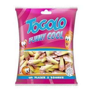 Sachet de bonbons Cornets de Glace Funny Cool - L 19 x l 14 cm - TOGOLO