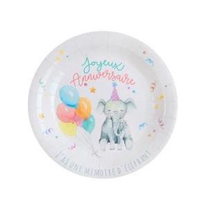 ASSIETTE ZOO PARTY MULTICOLORE