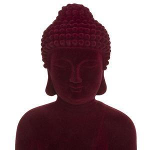 Statuette bouddha NAM NAM - L 17.5 x H 22 x l 11.5 cm - Différents modèles - Jaune orangé ou violet - ATMOSPHERA