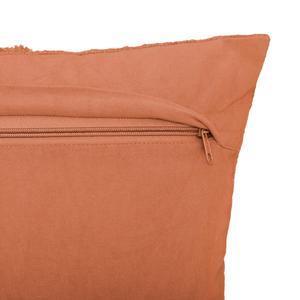 Coussin motif tufté Inca - 40 x 40 cm - Terracotta - ATMOSPHERA