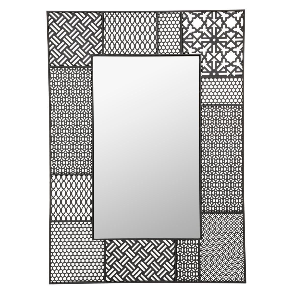 Miroir en métal - L. 66 x P. 1,5 x H. 91,5 cm - ATMOSPHERA