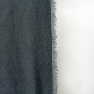 Rideau bord frangé Veneto - L 240 x l 140 cm - Différents modèles - Gris foncé