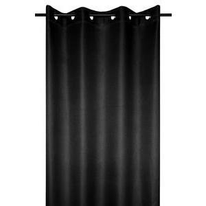 Rideau uni à œillets Copenhague - 140 x 260 cm - Noir