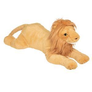 Peluche géante Lion - L 70 cm - ATMOSPHERA
