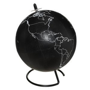 Globe à colorier -  Ø 15 x H. 19 cm - Atmosphera