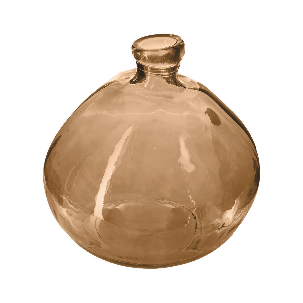 Vase rond en verre recyclé - Ø 33 cm - ATMOSPHERA