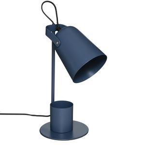 Lampe Eliot - H 34 cm - Bleu - ATMOSPHERA