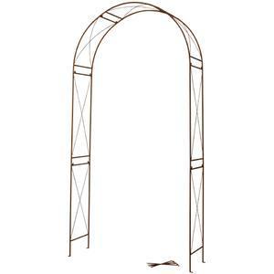 Arche décorative rouillée - H 200 cm