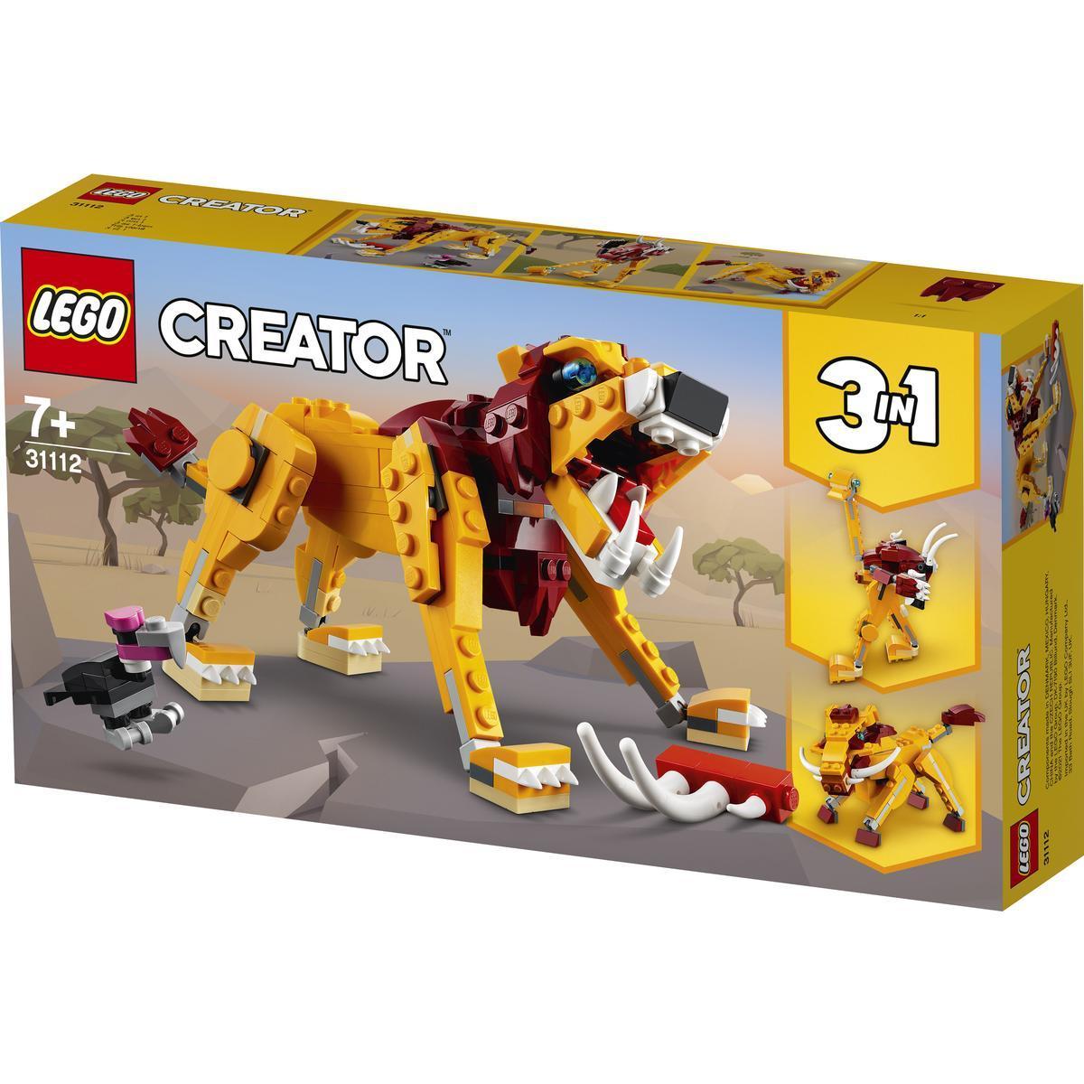 LEGO CREATOR LE LION SAUVAGE