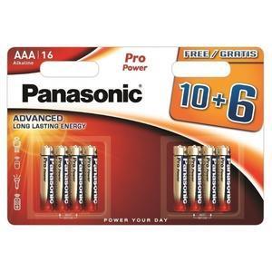 16 piles LR03 Pro Power - PANASONIC