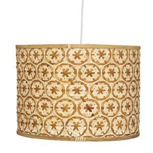 Suspension en bambou Hazel - ø 36 x H 26 cm - Beige - ATMOSPHERA