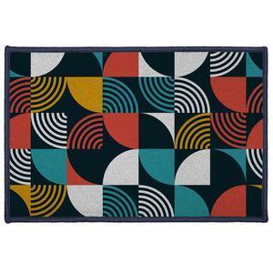 Tapis graphique Rythmo - 40 x 60 cm - Orange