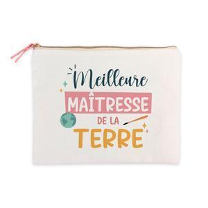 Pochette "Meilleure maîtresse" - 21 x H 16 cm