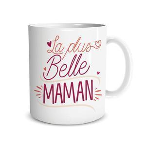 Mug "La plus belle maman" - 12 x H 9.5 cm