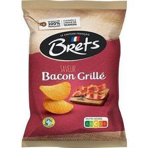 BRETS CHIPS BACON GRILLE 125G
