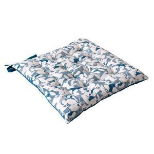 Galette Gaia - 38 x L 38 cm - Bleu canard